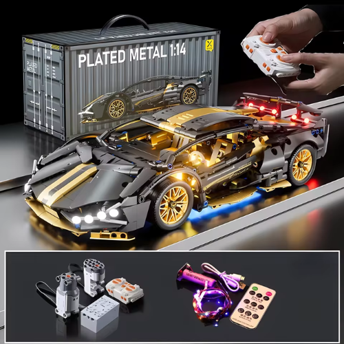 RC Sport Car (1280+ Blocks)