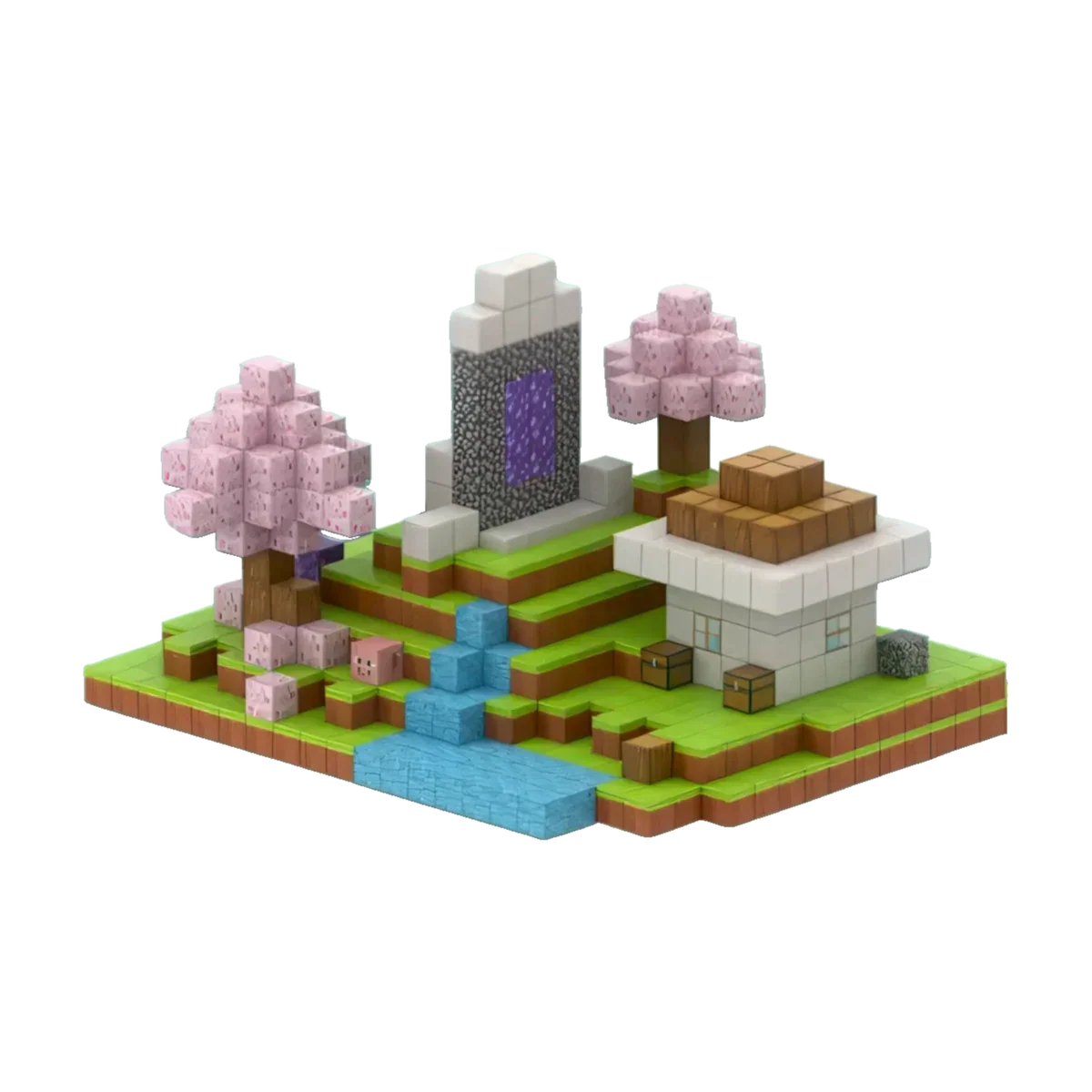 Magnetic Minecraft Blocks (100PCs Sets)