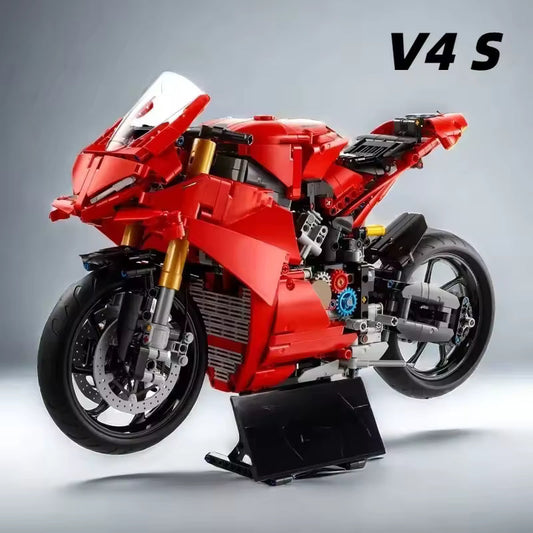 V4 S Red Motorcycle