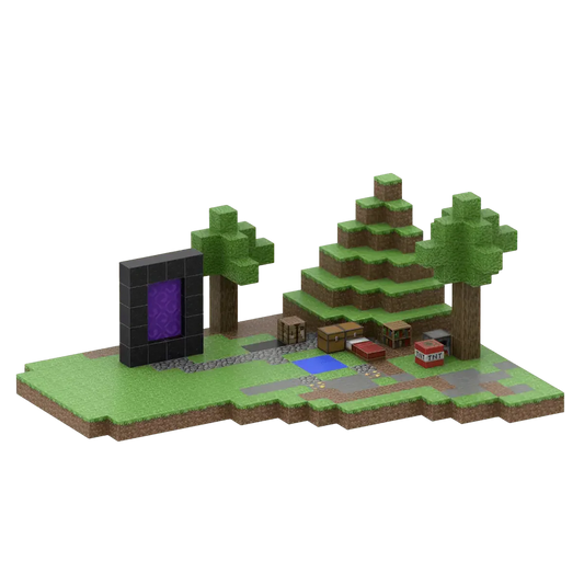 Magnetic Minecraft Blocks (300pcs)