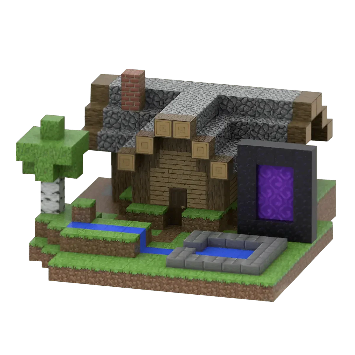 Magnetic Minecraft Blocks (200pcs)