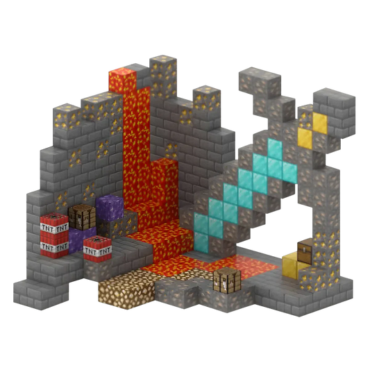 Magnetic Minecraft Blocks (200pcs)